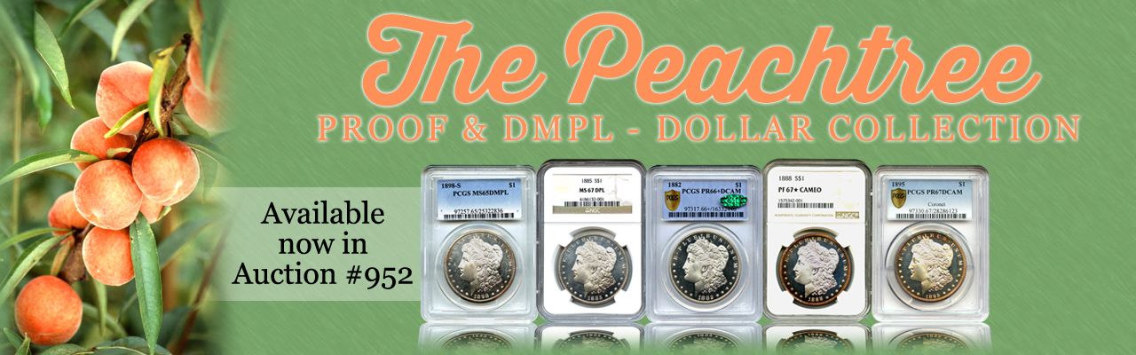 DLRC's Peachtree Collection of DMPL and Proof Morgan Dollars Auction Results over $600,000